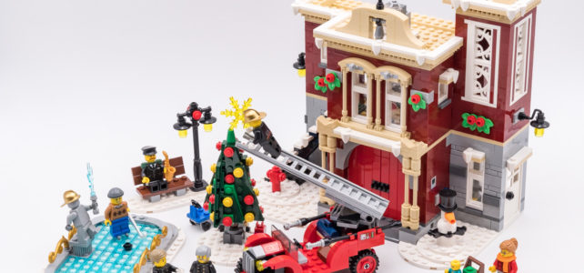 REVIEW LEGO Creator Expert 10263 Winter Village Fire Station : la caserne de pompiers de Noël