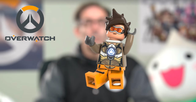 LEGO Overwatch Tracer minifig