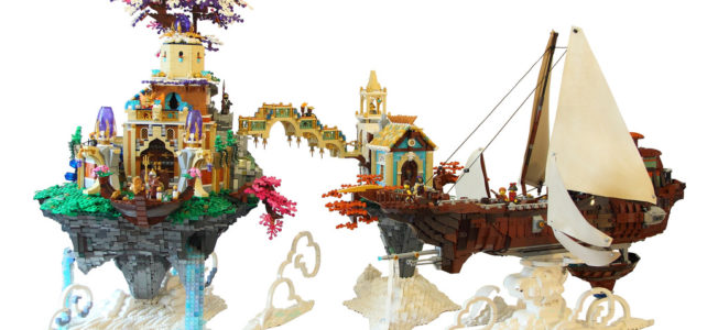 LEGO iles flottantes