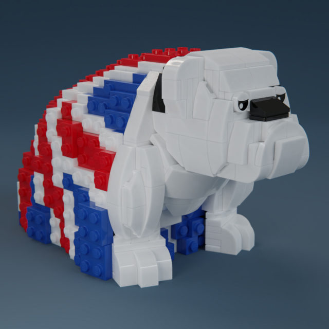 James Bond 007 - LEGO Royal Doulton Bulldog Union Jack