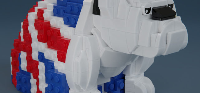 James Bond 007 - LEGO Royal Doulton Bulldog Union Jack