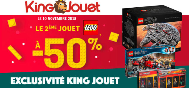 King Jouet promo LEGO -50