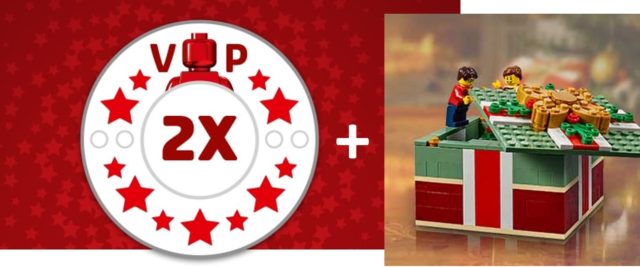 LEGO 40292 Christmas Gift Box et LEGO VIP x2