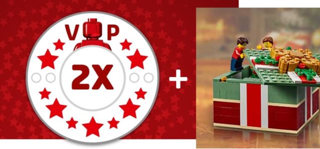 LEGO 40292 Christmas Gift Box et LEGO VIP x2
