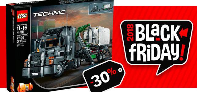 Black Friday 2018 chez LEGO : -30% sur le set LEGO Technic 42078 Mack Anthem