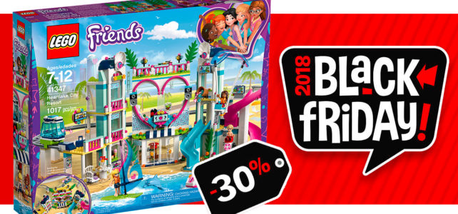 Black Friday 2018 chez LEGO : -30% sur le set LEGO Friends 41347 Heartlake City Resort