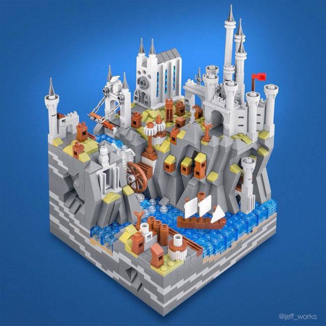 LEGO Medieval City microscale