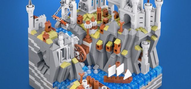 LEGO Medieval City microscale