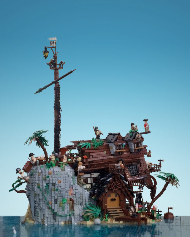 LEGO Pirates bateau échoué