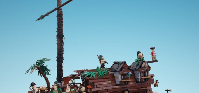 LEGO Pirates bateau échoué