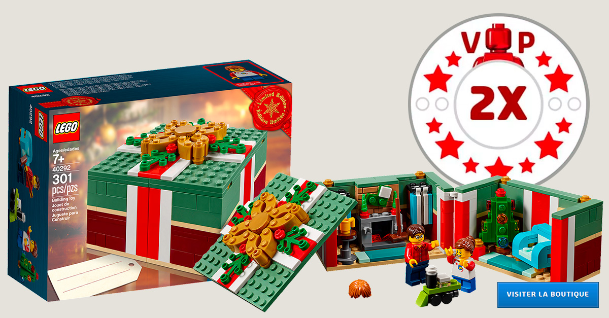 Weekend VIP chez LEGO points VIP doublés et cadeau LEGO 40292