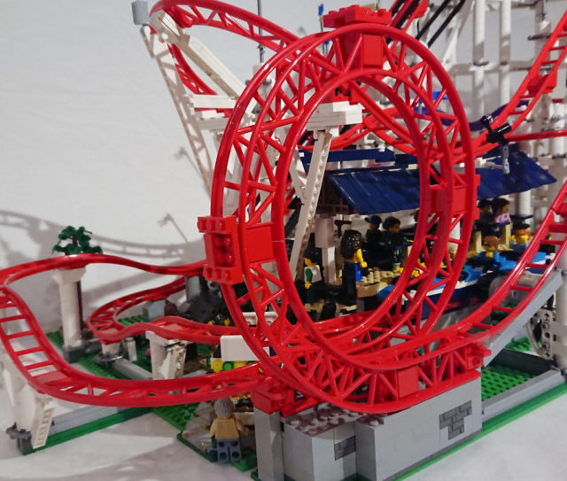 MOD LEGO 10261 Rollercoaster looping