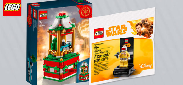 Chez LEGO : 40293 Christmas Carousel et polybag Star Wars 40299 Kessel Mine Worker offerts