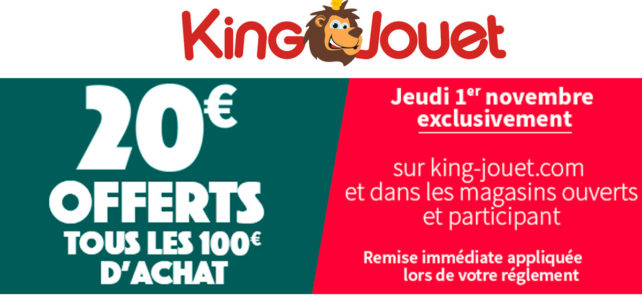 Promo LEGO King Jouet 2018 fb