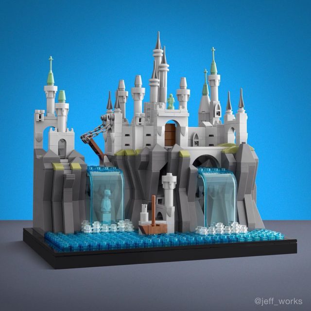 LEGO microscale chateau