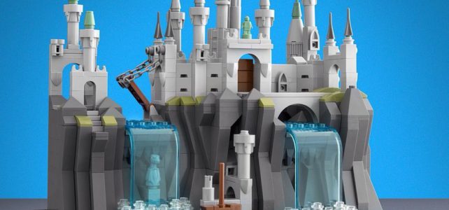 LEGO microscale chateau