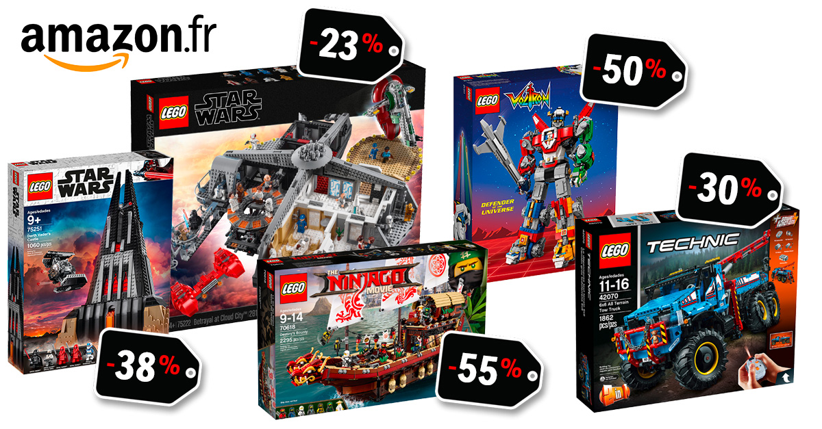 Ventes Flash LEGO Amazon : encore d'énormes promos jusqu'à -60% ...