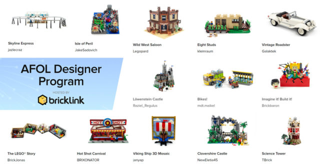 LEGO Bricklink AFOL designer program