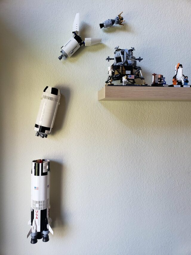 LEGO Saturn V display