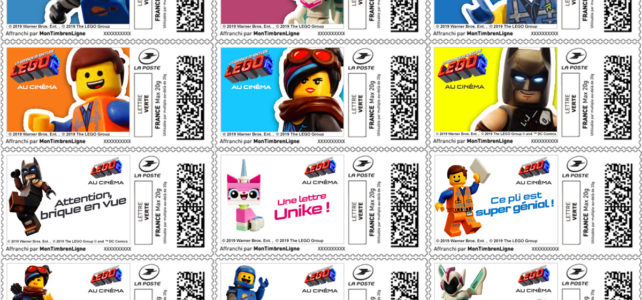 La Poste Timbres LEGO Movie 2