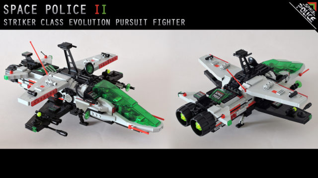 Space Police II Striker class evolution