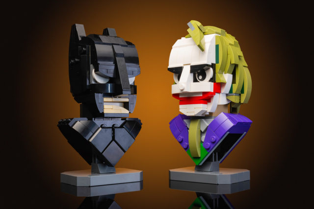 Batman and The Joker LEGO busts