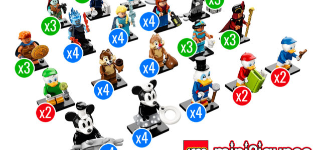 LEGO 71024 Disney Collectible Minifigures Series 2 distribution