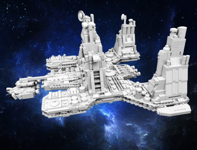 LEGO Alien USCSS Nostromo microscale