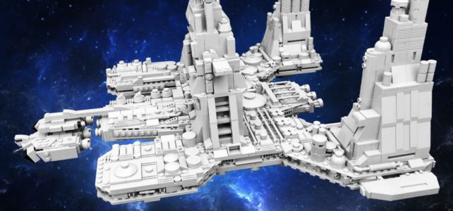 LEGO Alien USCSS Nostromo microscale