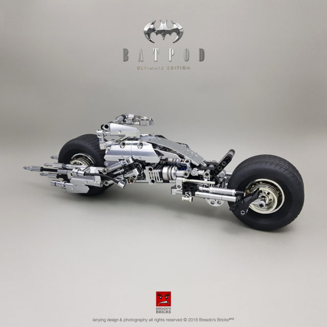 LEGO Batman chrome Batpod