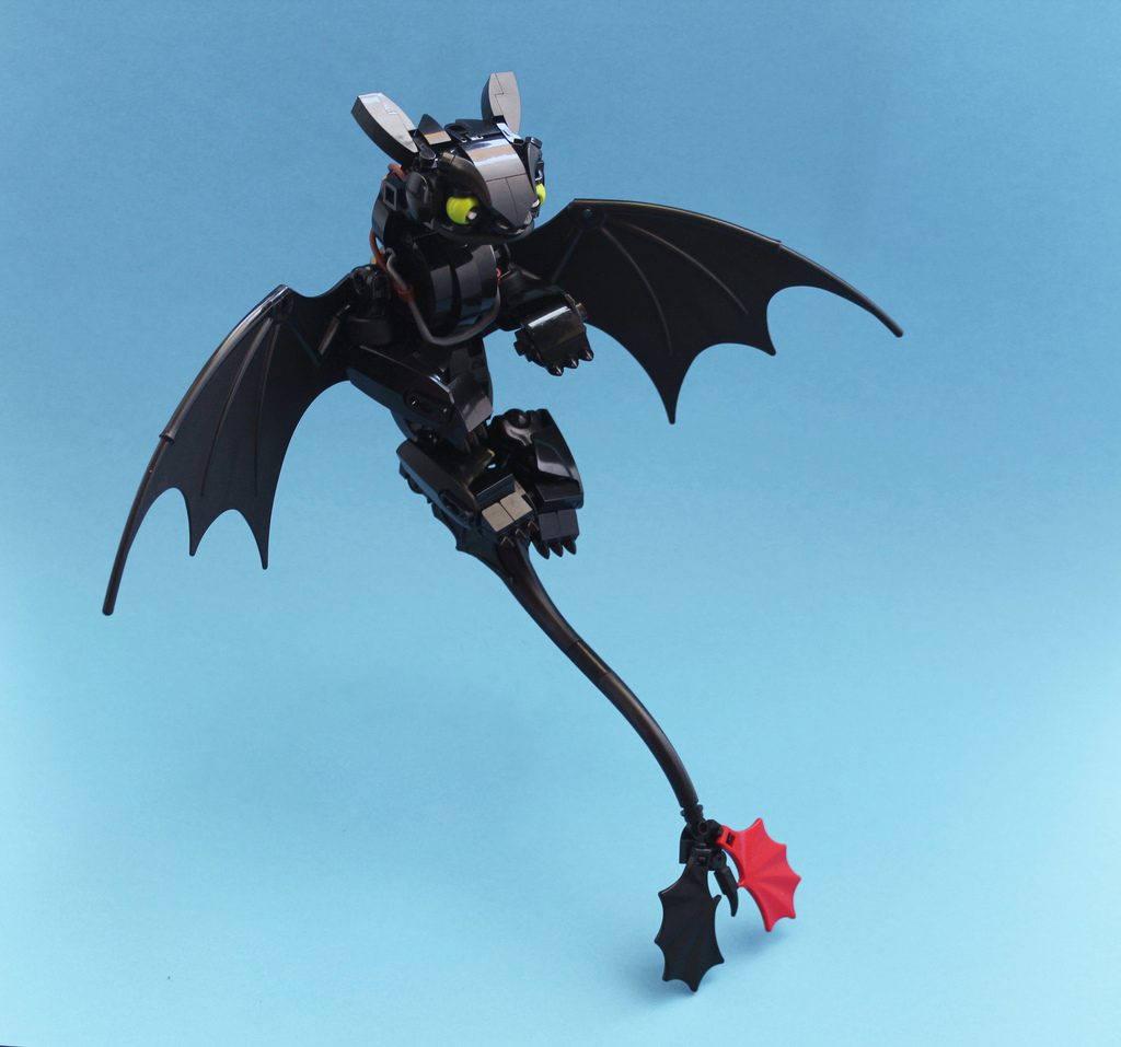 Dragons - Krokmou (Toothless) - HelloBricks