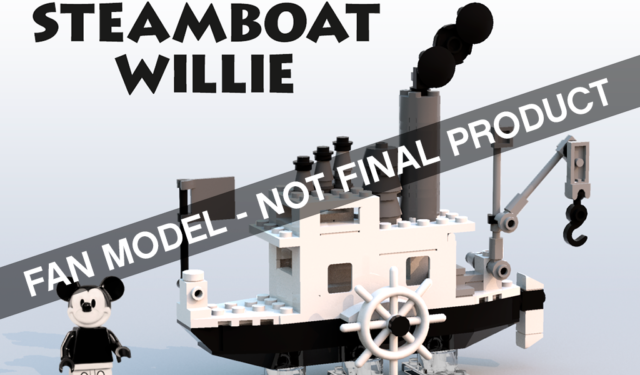 LEGO Ideas Mickey Steamboat Willie