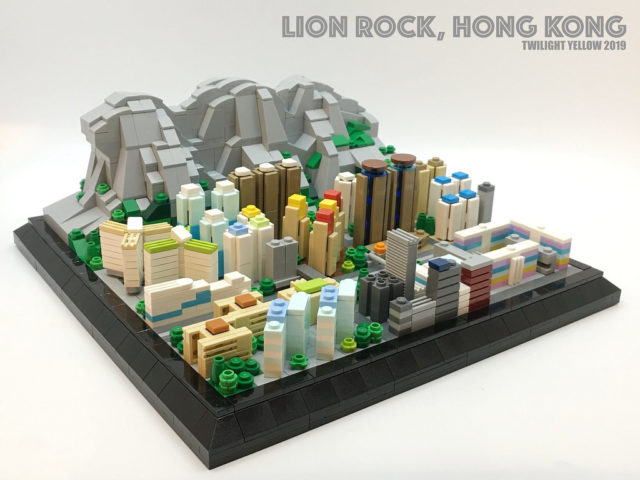 LEGO Microscale Lion Rock Hong Kong