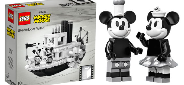 Nouveauté LEGO Ideas 21317 Steamboat Willie