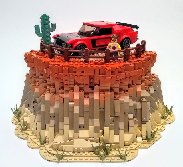 Ford Mustang canyon dégradé