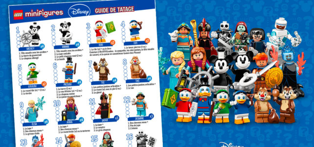 Minifigs à collectionner LEGO Disney Series 2 (71024) : maintenant disponibles chez LEGO (+ guide de tâtage)