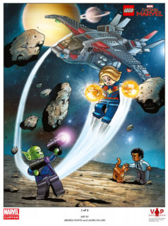 Tirage d'art LEGO Marvel