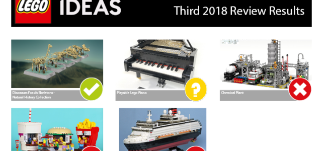 LEGO Ideas Third 2018 projets retenus