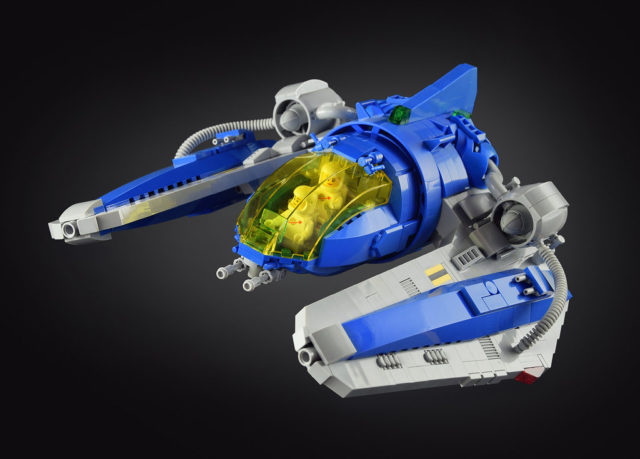 LEGO spaceship Blue Artamus