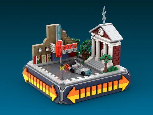 LEGO Microscale Retour vers le Futur