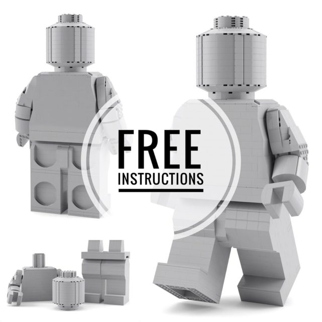Minifig LEGO géante instructions gratuites