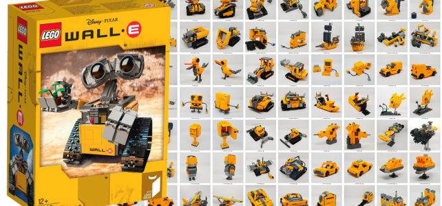 One Set MOC LEGO 21303 Wall-E