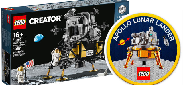 Exclu LEGO VIP : le patch Apollo 11 est offert avec le set 10266 NASA Apollo 11 Lunar Lander Patch LEGO 10266 NASA Apollo 11