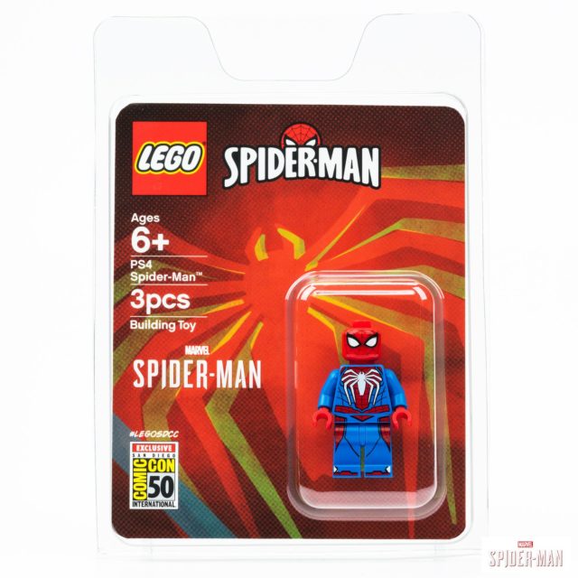 Figurine exclusive LEGO SDCC 2019 Spider-Man Advanced Suit (PS4)
