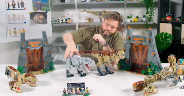 LEGO 75936 Jurassic Park T.Rex Rampage video designer