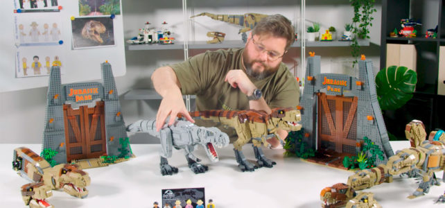 LEGO 75936 Jurassic Park T.Rex Rampage video designer