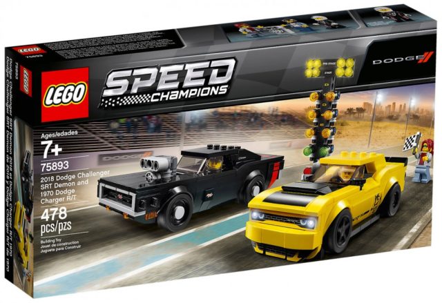 REVIEW LEGO 75893 2018 Dodge Challenger SRT Demon and 1970 Dodge Charger R/T