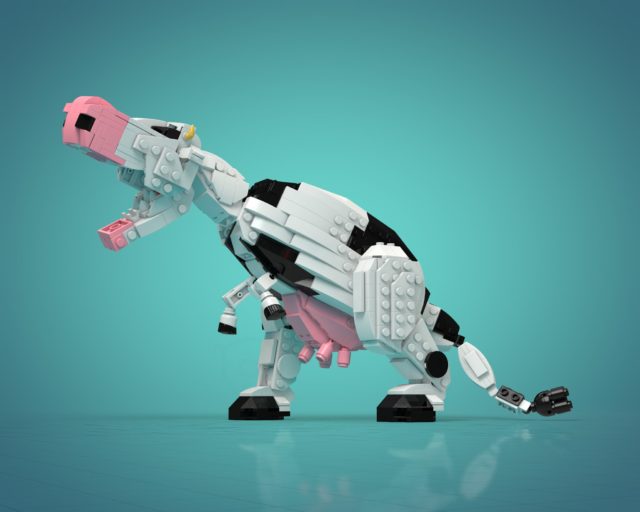 Tyrannocow (T-cow) T-Rex vache