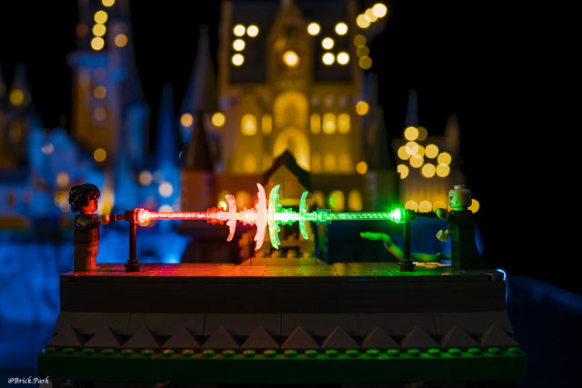 LEGO chateau Poudlard LED