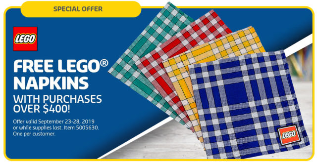 Free LEGO Napkins 5005630